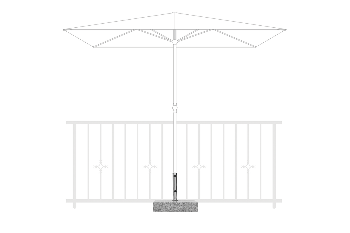 Derby granite parasol base 25 kg