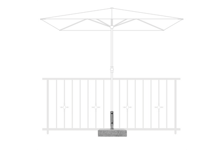 Derby granite parasol base 25 kg