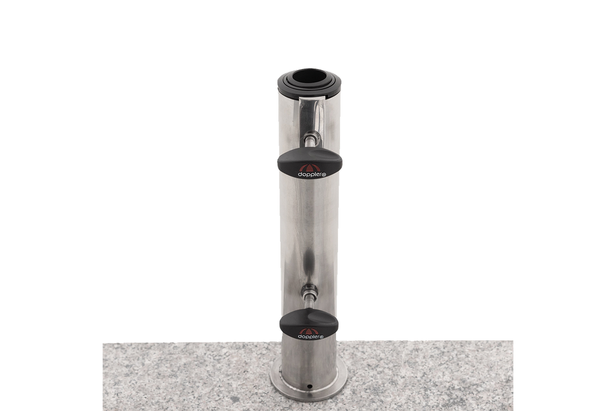 Derby granite parasol base with wheels 25 kg