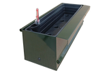 Esther green balcony flower box with self-watering system 60 / 80 cm