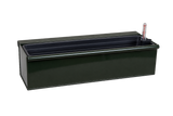 Esther green balcony flower box with self-watering system 60 / 80 cm