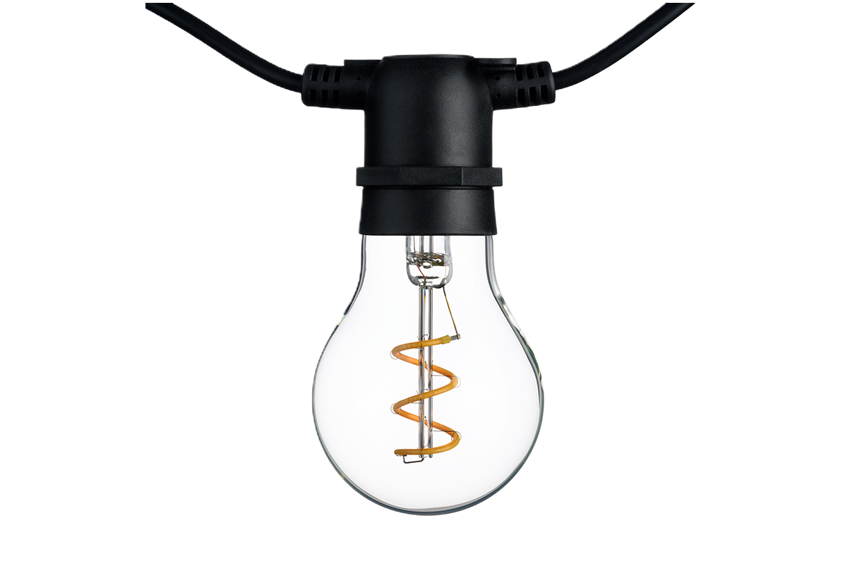 Festoon spiral string light