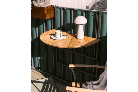 Galina teak hanging table 80 x 50 cm