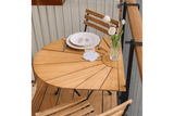 Galina teak hanging table 60 x 60 cm