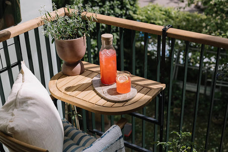 Ida teak hanging table 60 x 40 cm