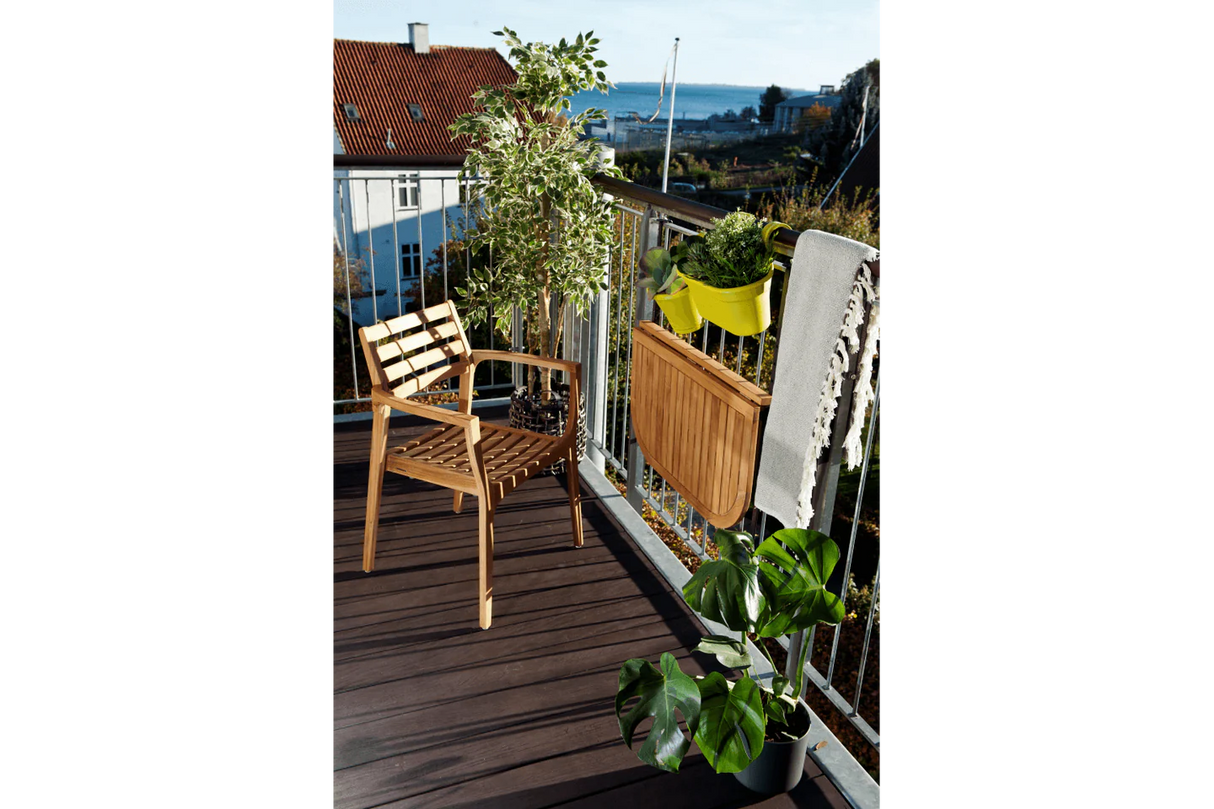 Ida teak hanging table 80 x 50 cm