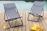 Maxi transat airlon striped deckchair