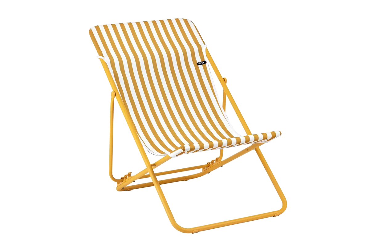 Maxi transat airlon striped deckchair