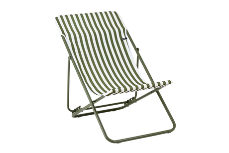 Maxi transat airlon striped deckchair