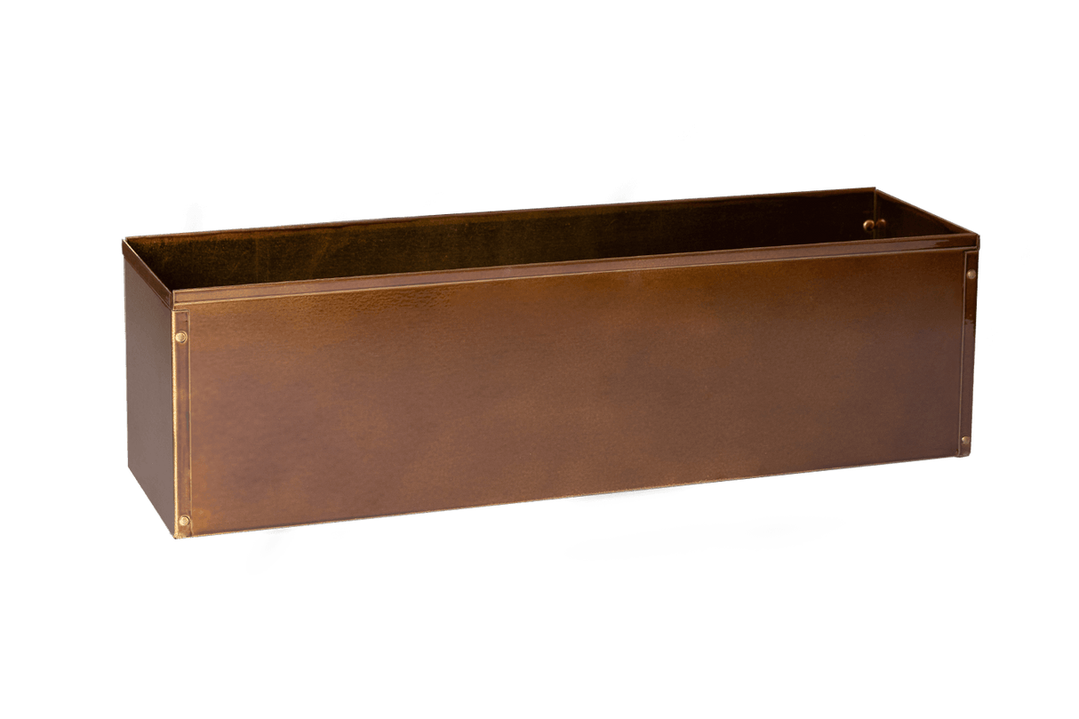Liva copper balcony flower box 60 / 80 / 100 cm
