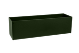 Liva dark green balcony flower box without bracket 60 / 80 / 100 cm