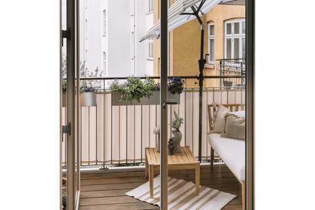 Liva galvanized balcony flower box with self-watering system 60 / 80 / 100 cm