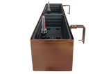 Liva copper balcony flower box with self-watering system 60 / 80 / 100 cm