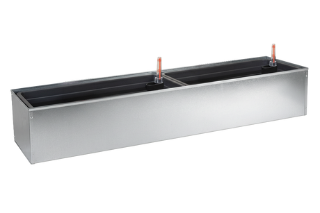 Liva galvanized balcony flower box with self-watering system 60 / 80 / 100 cm