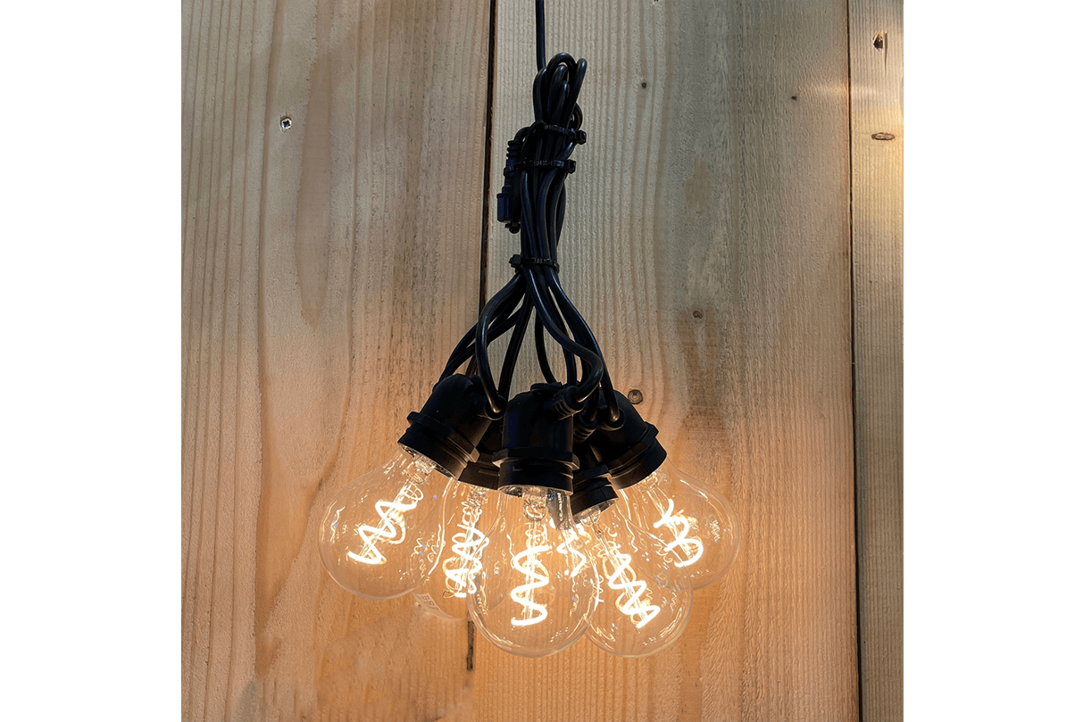 Festoon spiral string light