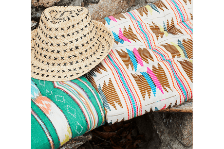 Ikat seat cushion 45 x 45 cm