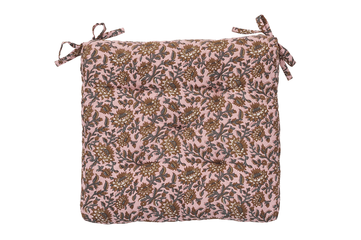 Printed seat cushion 45 x 45 cm