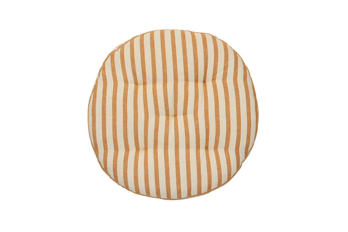 Round seat cushion with print Ø45 cm