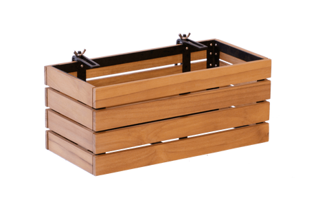 Maja teak balcony flower box 40 / 60 / 80 cm