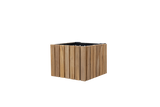 Malou teak plant box for wall grid 17 x 17 cm