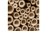 Organic bee hotel