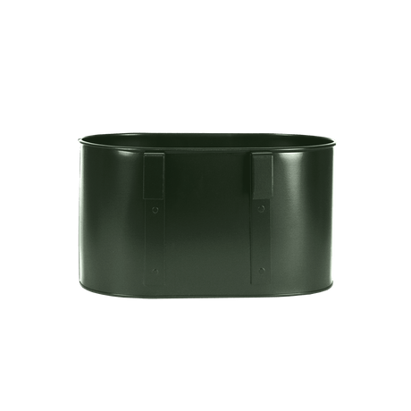 Ovalina green plant box for wall grid 30 x 17 cm