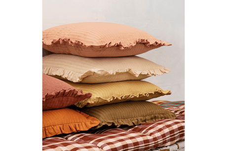 Ruffle cushion cover 50 x 50 cm