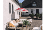 Stine stripe parasol with tilt Ø155 / Ø180 cm