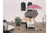 Stine stripe parasol with tilt Ø155 / Ø180 cm