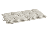 Striped offwhite grey mattress 60 x 100 cm
