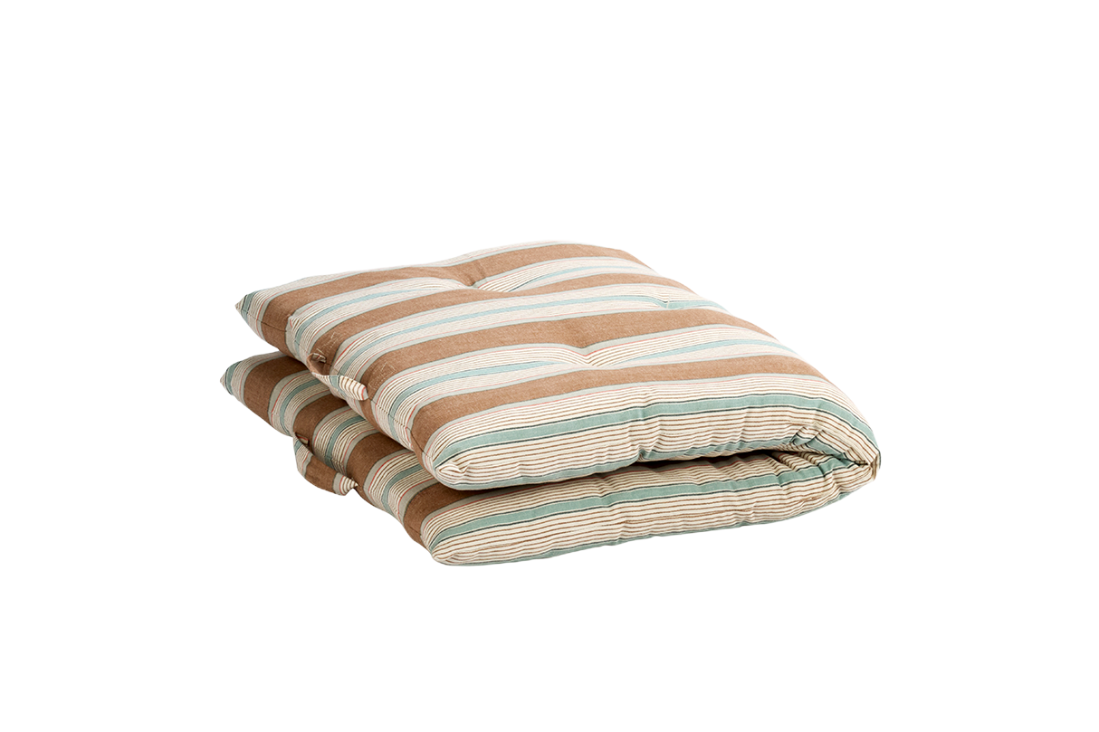 Striped mattress 60 x 100 cm
