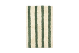 Striped tufted bath mat 50x80 cm