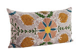 Suzani embroidered pillowcase 90 x 50 cm
