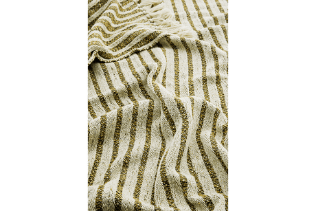 Recycled cotton throw 125 x 175 cm
