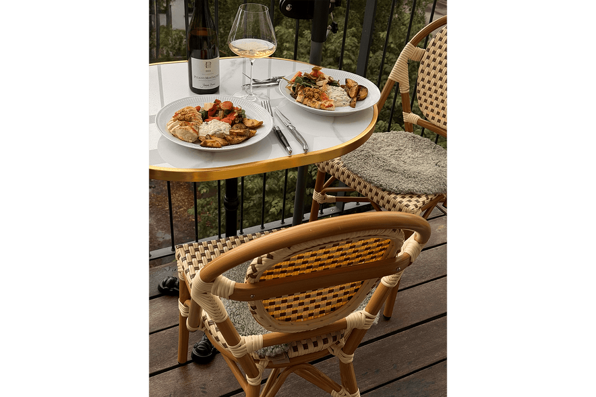 Vivienne café table 80 x 60 cm