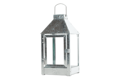 A2 living galvanized iron lantern 17 x 33,5 cm