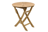 Rozette teak folding table Ø70 cm