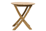 Rozette teak folding table Ø70 cm