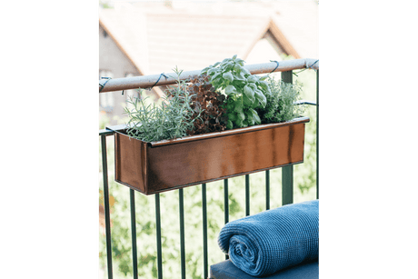 Esther copper balcony flower box 40 / 60 / 80 cm