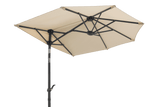 Salerno solid color parasol with hoist and tilt 150 x 150 cm