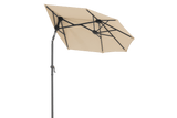 Salerno solid color parasol with hoist and tilt 150 x 150 cm