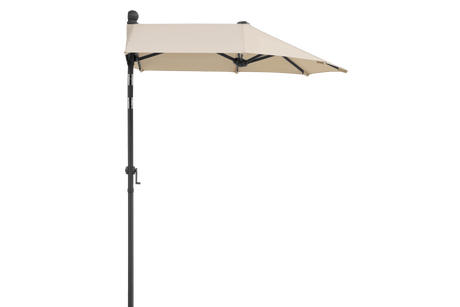 Salerno solid color parasol with hoist and tilt 150 x 150 cm
