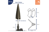 Baser parasol base 25 kg
