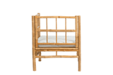 Beate bamboo lounge sofa - corner