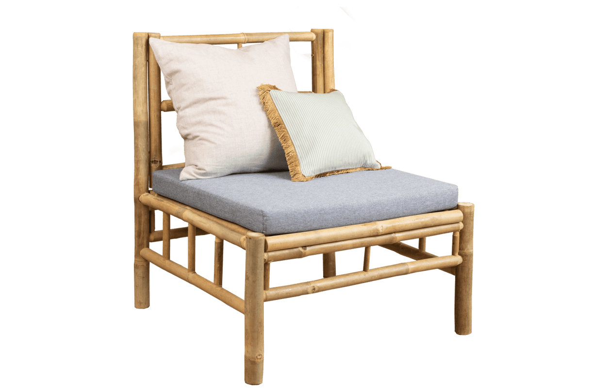 Beate bamboo lounge sofa - middle