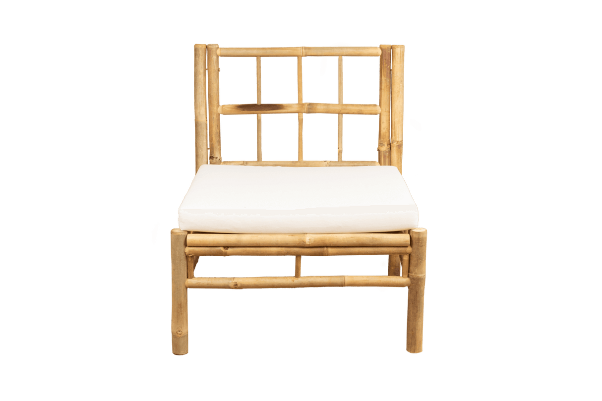 Beate bamboo lounge sofa - middle