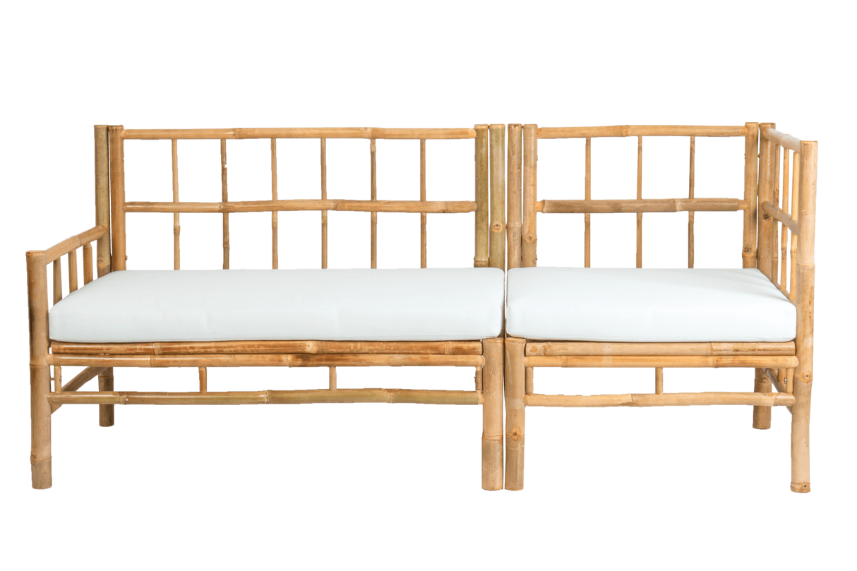 Beate bamboo lounge sofa - right