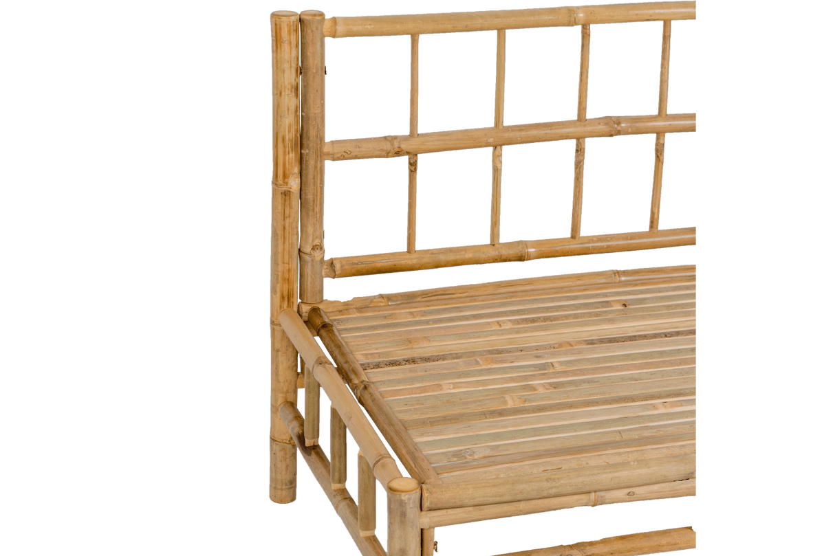 Beate bamboo lounge sofa - left