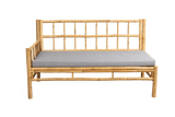 Beate bamboo lounge sofa - left