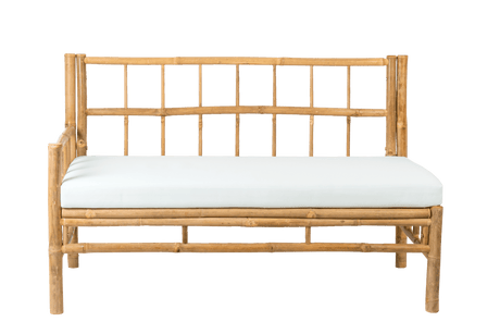 Beate bamboo lounge sofa - left